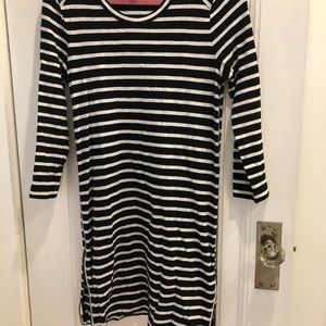 JCrew striped knit dress